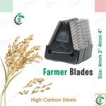 768040.1 किसान ब्लेड (4mm x 3inch) थ्रेशर अनाज काटने के लिए, (1 बॉक्स में 15 पीस)