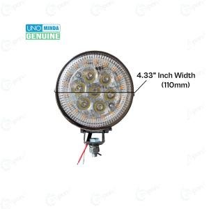 Minda Genuine LED Plough LAMP 12V With DRL 12 LED & Yellow Ring With 4.33" (110mm) Frame Dia