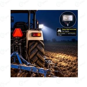 Hilux Genuine Work Lamp Rectangular Clear Glass