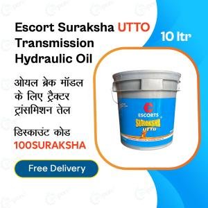 Escort Suraksha 10 Liter Bucket | UTTO Universal Tractor Transmission Oil For Oil Brake Tractor