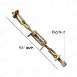 Mahindra Tractor Yuva, Arjun Lower Link Chain N.S.T. Big 'U' Clip, Bigger Nut, 58" Inch Length
