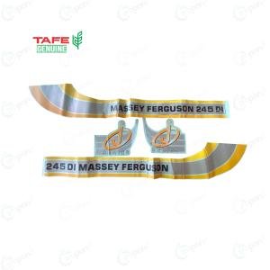 Tafe Genuine Massey 245 J Series Tractor Sticker Set, Left - Right Set