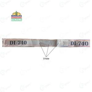 Sonalika Genuine DI-740 Model Metalic Front Hood Plate Body Sticker (Model Name Sticker)