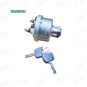 Swaraj Genuine Starting Switch Assembly, 25 Number Nut, 3 Pin Nut Type With Keys