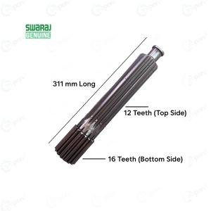 Swaraj Tractor Genuine Intermediate Shaft (Z16/12 Teeth, 311 mm Length)