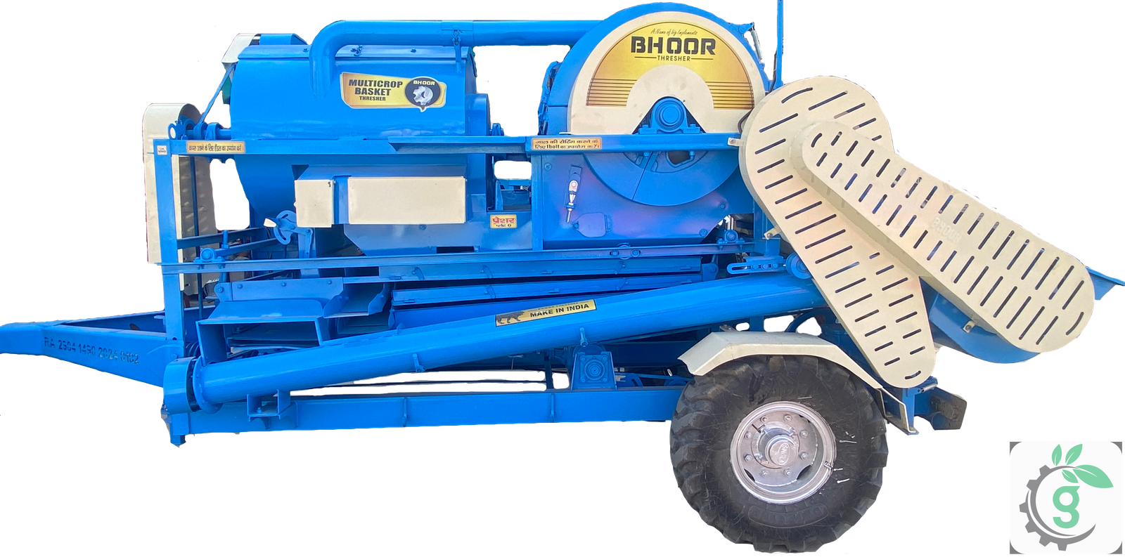 Bhoor Singh Basket Model Multi Crop Thresher Machine - Blue Colour